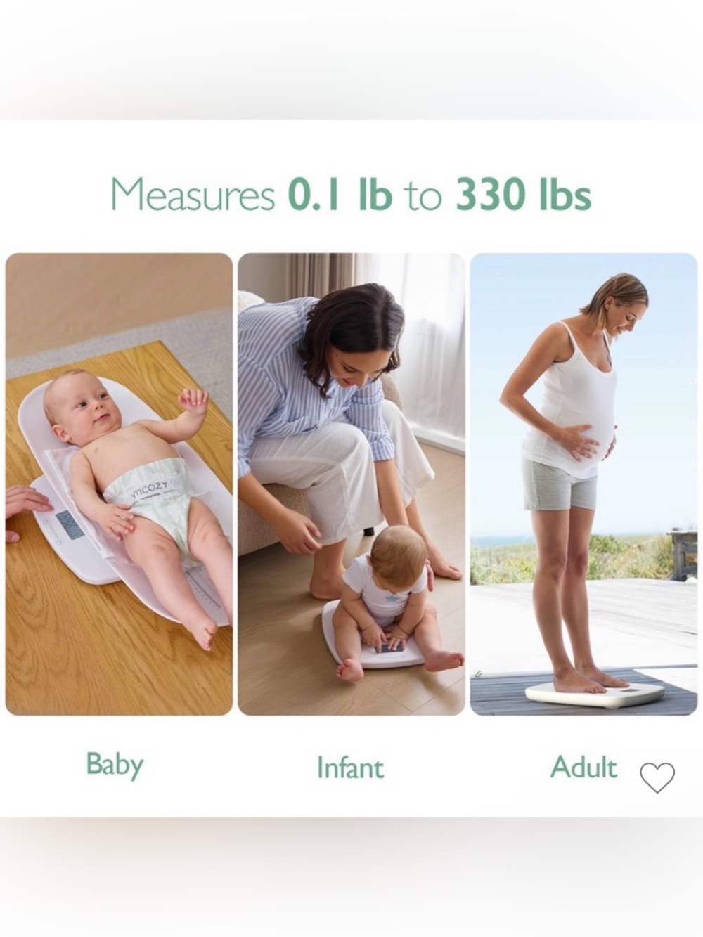 Momcozy Multi-Function Baby Scale - Picture 5 of 7